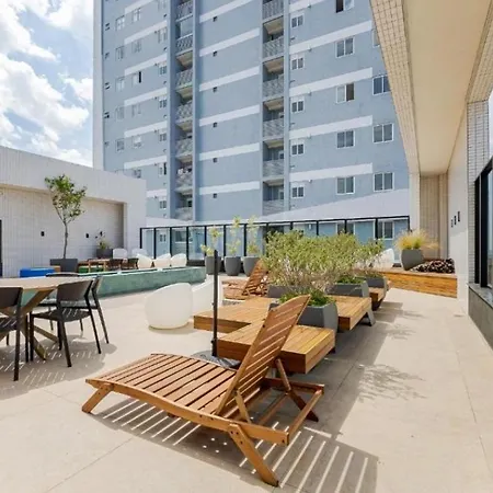 Apart Stúdio All Batel - Piscina Borda Infinita aquecida - Colchão massageador - Próx ao Shopping Curitiba-2